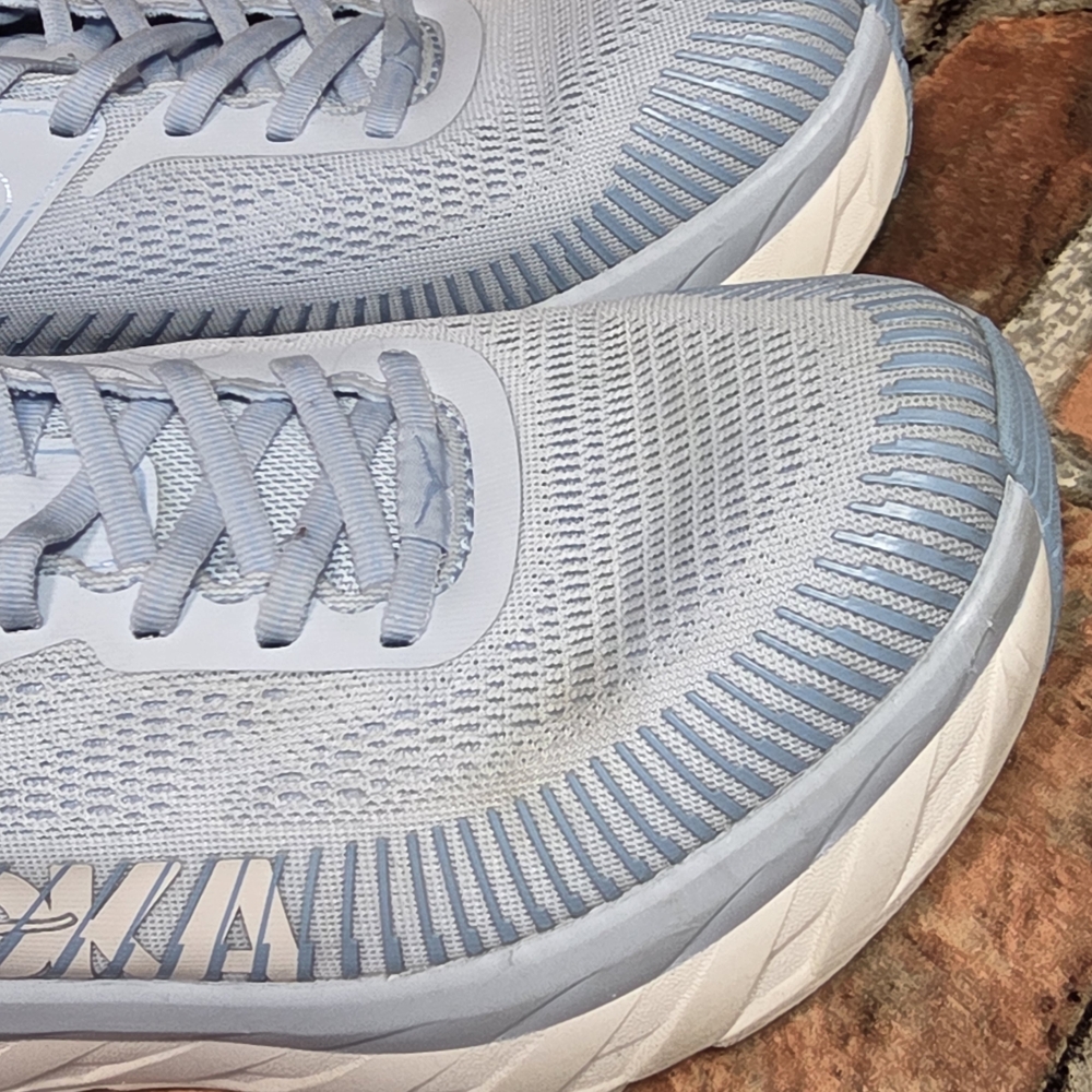 Women's Hoka One Bondi 7 Ice Water/white sz 10.5 - Picture 9 of 11